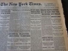 1929 JANUARY 22 NEW YORK TIMES - THEATRE TRAFFIC SPEEDED 50% - NT 6642 picture