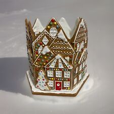 HOMEWORX by Harry Slatkin Christmas Gingerbread House 4 wick Candle Holder picture