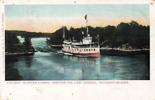 Thousand Islands NY, Steamer Lost Channel Antique Private Mailing Card Postcard picture