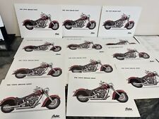 LOT (15) Vintage 1999 Indian Chief Motorcycle Paper Advertising - NOS Very Rare picture