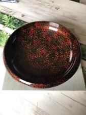 Japanese Tsugaru Lacquerware Sweets Fruit Plate picture