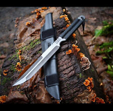 integrity implements AF1 Traiba Swedge 5160 custom hollowgrind handmade knife picture