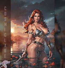 RED SONJA EMPIRE OF THE DAMNED #1 POULT VIRGIN VARIANT LE 500 PREORDER 4/3☪ picture