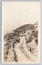 Riverside California, Mount Rubidoux Drive, Vintage RPPC Real Photo Postcard picture