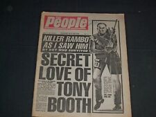 1987 AUGUST 23 THE PEOPLE NEWSPAPER - SECRET LOVE OF TONY BOOTH - NP 3407 picture