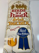 Pabst 1970's Vintage Wall Poster. picture