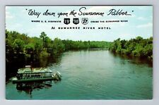 Old Town FL-Florida, Suwannee River Motel, Advertising Souvenir Vintage Postcard picture