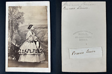 Mayall, London, Louise, Princess of the United Kingdom, March 1, 1861 Vintage cdv album picture