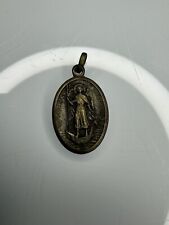Vintage 60’s “St. Raphael Pray For Us” Catholic Religious Charm Medal   picture