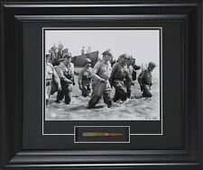 Gen Douglas MacArthur Triumphant WW2 Return Framed Print + M1 Garand Bullet COA picture