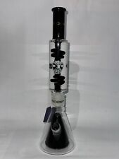 Phoenix Star Black Freezable Bong 18’’ 2 Pieces Bong/ Water Pipe picture
