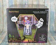 SALLY & DR FINKELSTEIN Airblown Yard Inflatable 7 Ft NIGHTMARE BEFORE CHRISTMAS picture