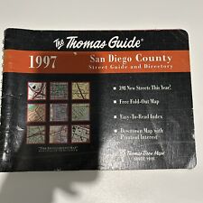 Thomas Guide 1997 San Diego County Street Guide and Directory Map picture