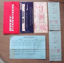 1975 Braniff International Airlines TICKET PACKAGE- DALLAS/FORT WORTH -E5A-17 picture