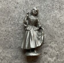 VINTAGE Spoontiques 1990s Pewter Girl / Maiden Figurine  picture