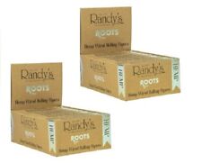 2 BOXES of 25 Packs RANDY'S ROOTS 1 1/4 SIZE Wired Organic Hemp Rolling Papers picture