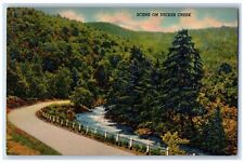 1939 Scene Decker Creek Between Morgantown Kingwood West Virginia W VA Postcard picture