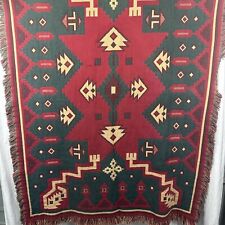Vintage Goodwin Weavers Aztec Throw Blanket Made In USA picture