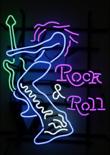 Rock & Roll Eye-catching Artwork Neon Sign Decor Room Club Night Neon Signs 24