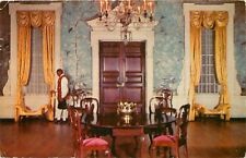 RHODE ISLAND Postcard Club Governors Palace Williamsburg Virginia supper rm 1967 picture