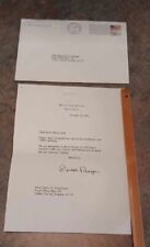 2 signed letters President Ronald Reagan & President Jimmy Carter picture