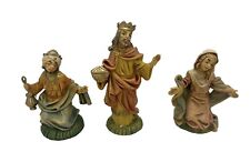 Fontanini Italy Vintage Christmas Nativity Figurines Lot Of 3 picture