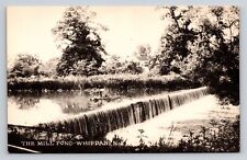 Whippany New Jersey NJ The Mill Pond The Collotype Co Vtg Postcard View Unused picture