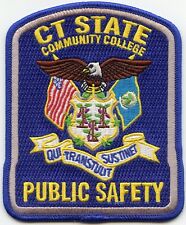 CONNECTICUT STATE COMMUNITY COLLEGE PUBLIC SAFETY CAMPUS POLICE PATCH picture