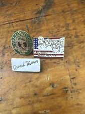 Vintage Pins Mount Rushmore Yellowstone Grand Tetons Lot Of 3 picture