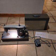 Rare Vintage Macys Stalwart Deluxe F-11 Sewing Machine Made in Japan W/ Case picture