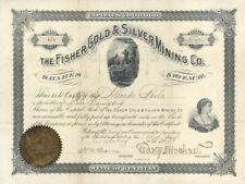 Fisher Gold and Silver Mining Co. - Stock Certificate - Mining Stocks picture