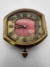 Antique Longines Swiss Made 15J 8 Day Car Clock  picture