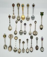 Real Nice Souvenir Spoon Lot - Mint Souvenir Spoons - Unique Souvenir Lot picture