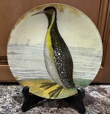 JOHN DERIAN CO. Duck RARE Round Decoupage Trinket Dish Plate AS IS READ picture