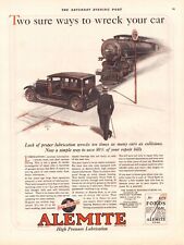 1927 Alemite High Pressure Lubrication Oil For Fords Train Car Crash picture