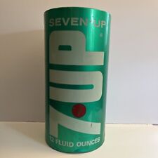 Vintage Cheinco Seven-Up 7Up The Uncola Soda Metal Trash Can Waste Basket picture