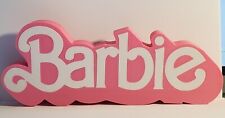 Barbie 3D Printed Display Logo Desktop Decor Stand Logo picture
