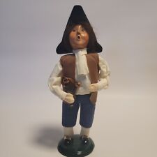 2001 Byers Choice Carolers Williamsburg Colonial Boy With Slingshot picture