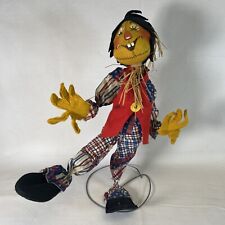 Vintage 1971 Annalee Mobilitee Scarecrow Doll 18” (Ohio Reg #4904)-See Spots picture