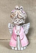 Vintage Hobbyist Ceramic Sweet Singing Angel Girl Figurine picture