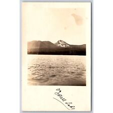 Vintage Photograph Postcard RPPC Scenic Mountain Odell Lake Crescent Oregon picture