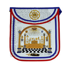 Masonic Legacy of Bro George Washington Masonic Apron Handcrafted for Freemason picture
