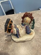 ENESCO RAGGEDY ANN AND ANDY - COLD HANDS, WARM HEART- ANN/ICE SKATING picture