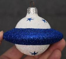 C 1998 PATRICIA BREEN BLUE RING EARTH CHRISTMAS ORNAMENT WALK ON THE MOON SERIES picture