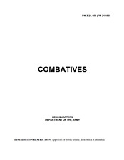 265 Page Army 2002 COMBATIVES 3-25.150 Illustrated Manual on Data CD  picture