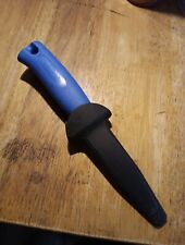 Rare Frosts Mora Nijmegen Stainless Knife Blue w/ Sheath Made in Sweden picture