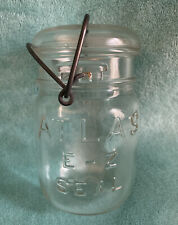 Vintage 1920's Atlas E-Z Seal Bail Top Jar, Small 5’s Tall, Anchor Hocking, Mint picture