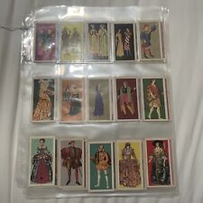 BROOKE BOND TEA  BRITISH COSTUMES 1967 COMPLETE  SET OF 50 NON SPORTS CARDS picture