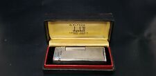 Vintage 1940s Alfred Dunhill Silver Plated Lighter w/ Case picture