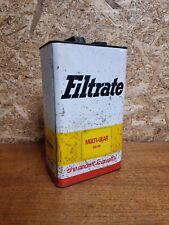 Vintage Filtrate Multi Gear 80/90 Oil Can Tin picture